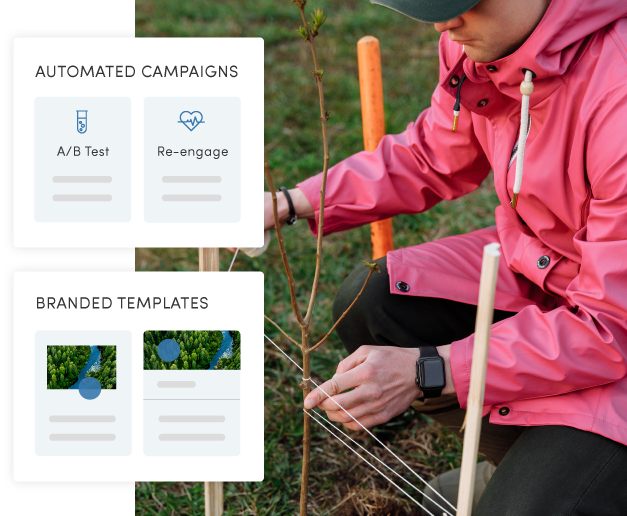 Automated campaigns and branded templates