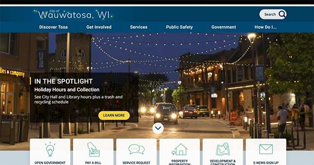 Wauwatosa Modernizes Website with a Self-Service Approach Post Image
