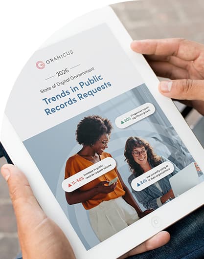 A person holding Granicus' 