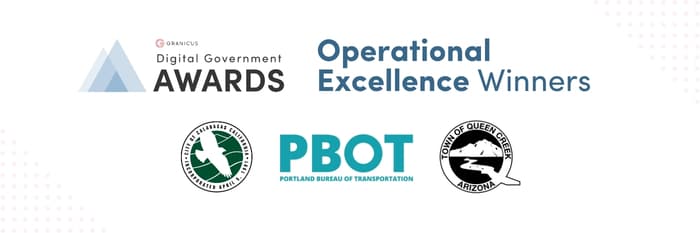 Breaking bureaucratic bottlenecks: The Granicus Digital Government Award winners for “Operational Excellence” Post Image