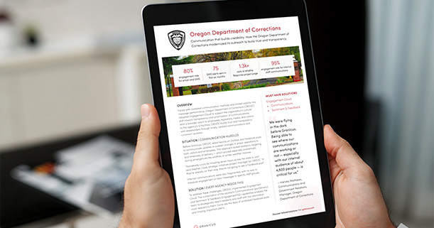 Communication that builds credibility: How the Oregon Department of Corrections modernized its outreach to build trust and transparency Post Image