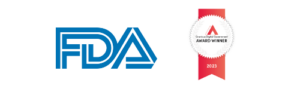 Granicus Digital Award Winner badge and FDA color logo