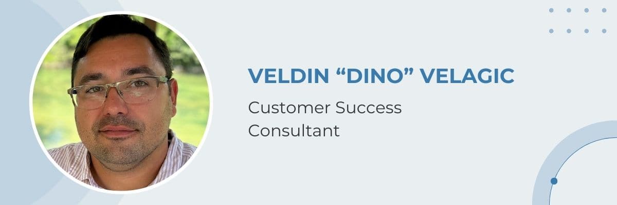 Granicus Culture Ambassador and Customer Success Consultant Veldin “Dino” Velagic Headshot