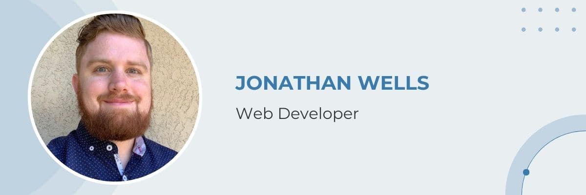 Granicus Culture Ambassador and Web Developer Jonathan Wells Headshot