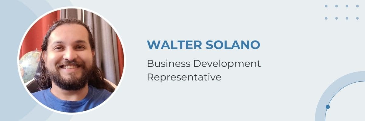 Granicus Culture Ambassador and Business Development Representative Walter Solano Headshot