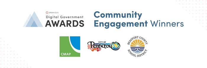 Blueprints for prize-worthy partnerships: Granicus Digital Government Award winners for “Community Engagement” Post Image