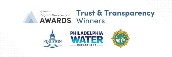 Citizen-centric care: Granicus Digital Government Award winners for “Trust and Transparency” Post Image