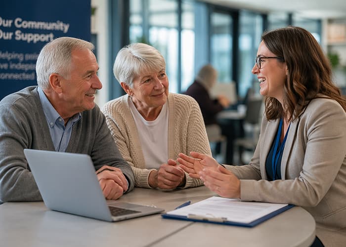 Resident engagement in local government social care services supported by digital transformation