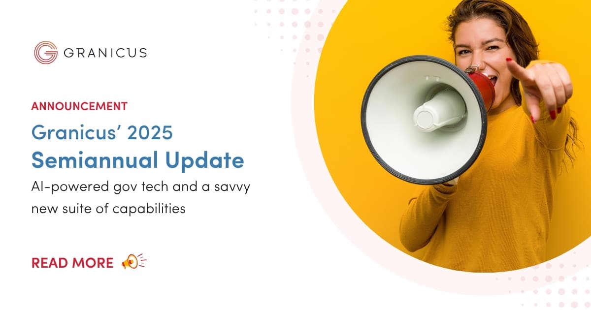 Granicus' 2025 Semiannual Update: AI-powered gov tech and a savvy new suite of capabilities | Granicus
