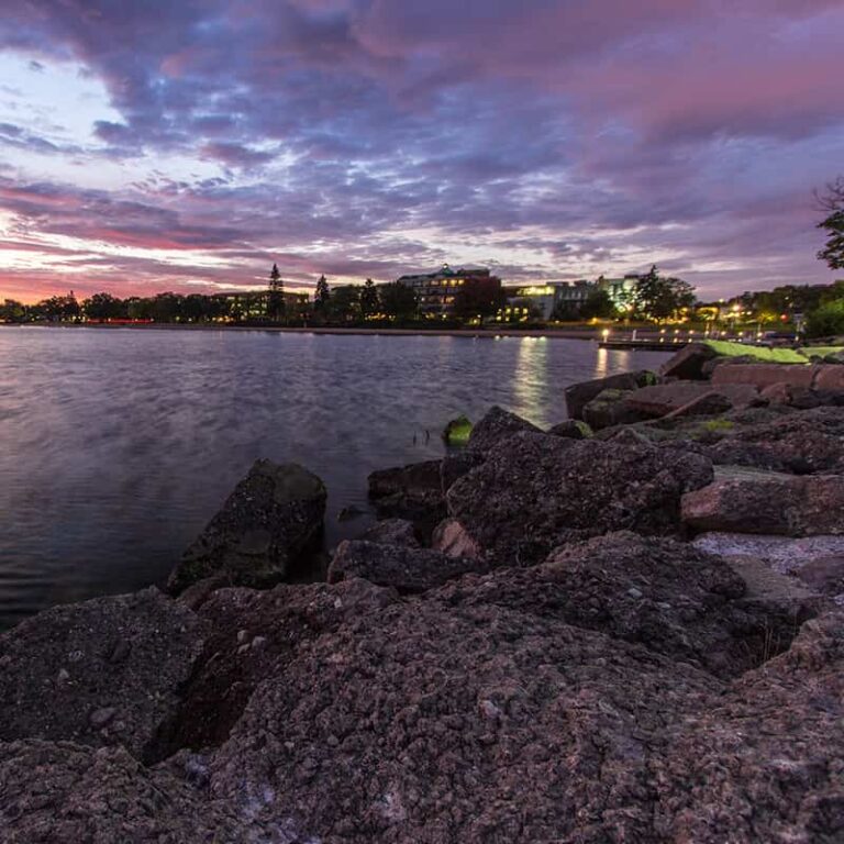 Traverse city skyline