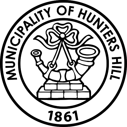Municipality of Hunters Hill logo.