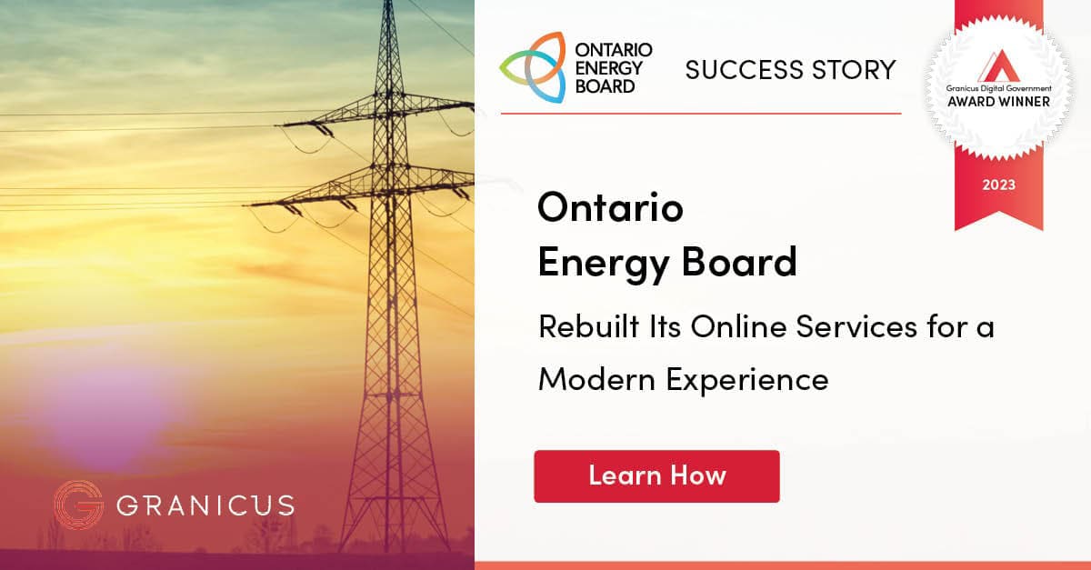 How the Ontario Energy Board Rebuilt Its Online Services for a Modern