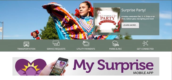 MySurpsie App banner