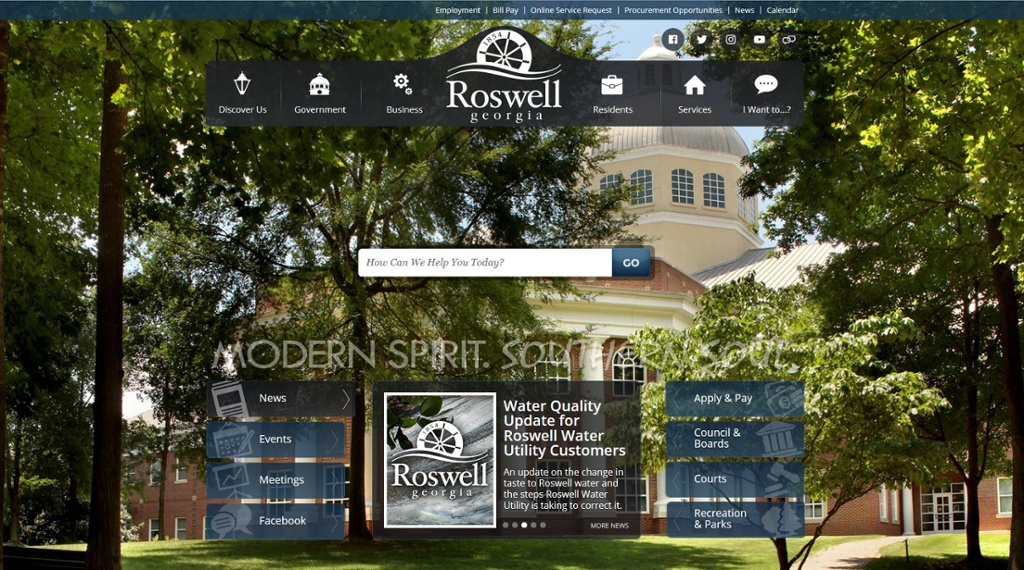 Roswell, GA homepage 