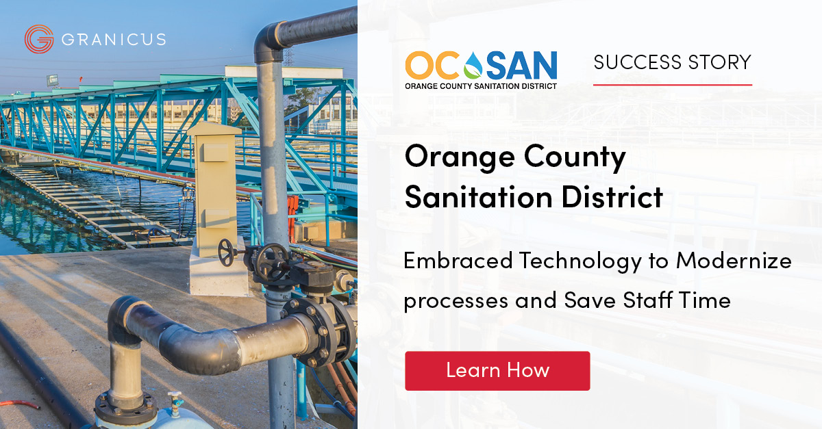 How Orange County Sanitation District embraced technology | Granicus