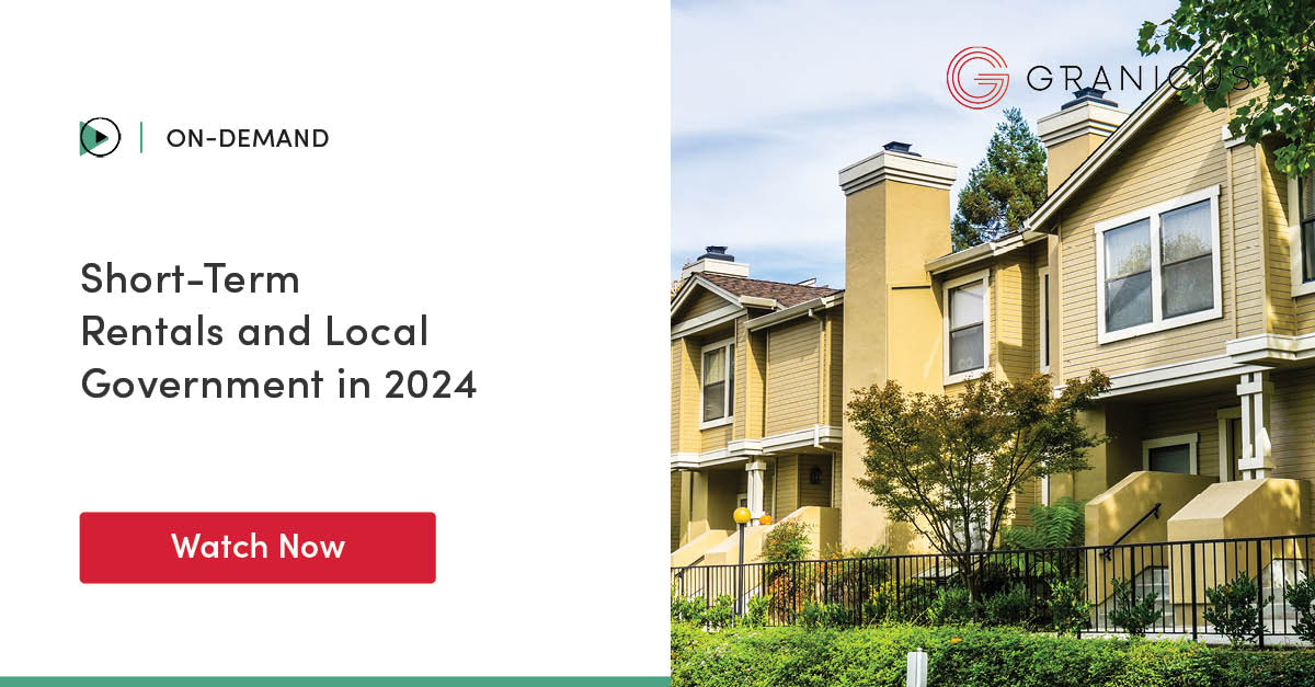 Short Term Rentals And Local Government In 2024 Granicus   Webinar Ondemand STR In Local 2024 