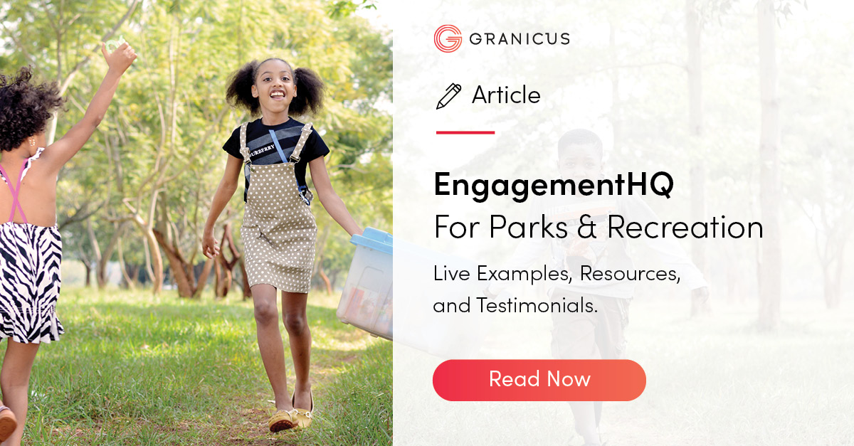 Parks and Recreation Community Engagement - Granicus