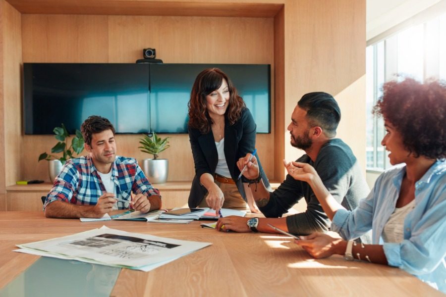 Best Practices for Using the GovDelivery Communications Cloud for Internal Communications image business-professionals-having-a-meeting-in-boardroom-picture-id695614606