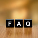 Your New Branding Questions Answered image FAQ or Frequently asked questions on black block