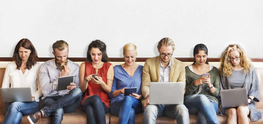 Know your competition: How to stand out in a crowded digital world image Diversity People Connection Digital Devices Browsing Concept