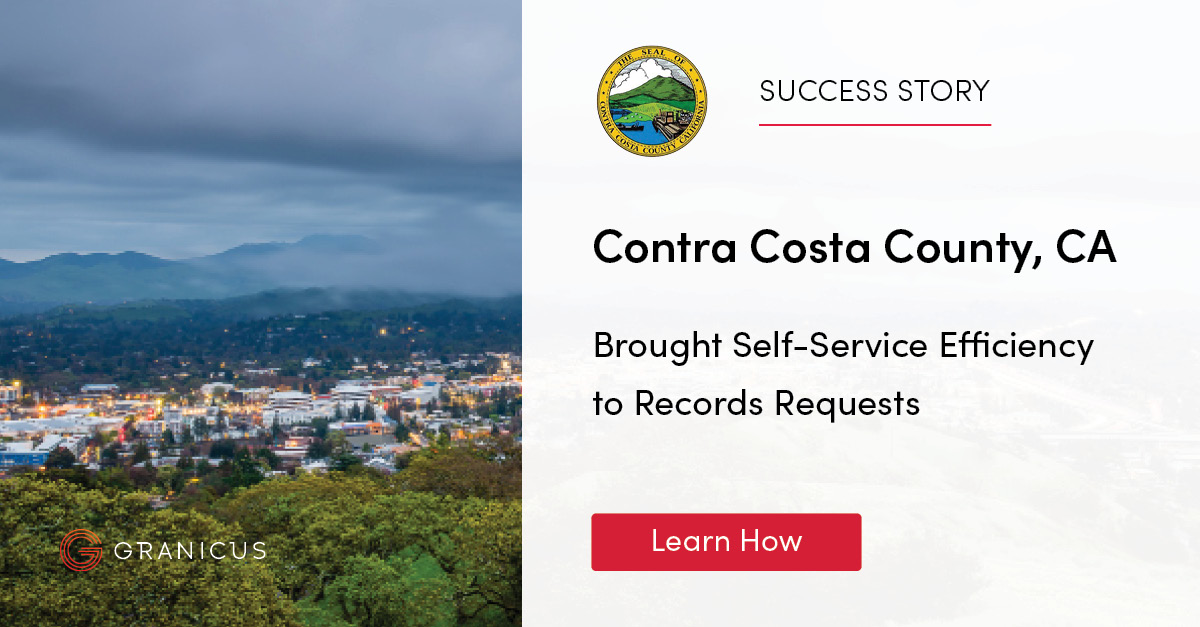 How Contra Costa Brought Self Service Efficiency To Records Requests   Success Story Social Contra Costa County 1 