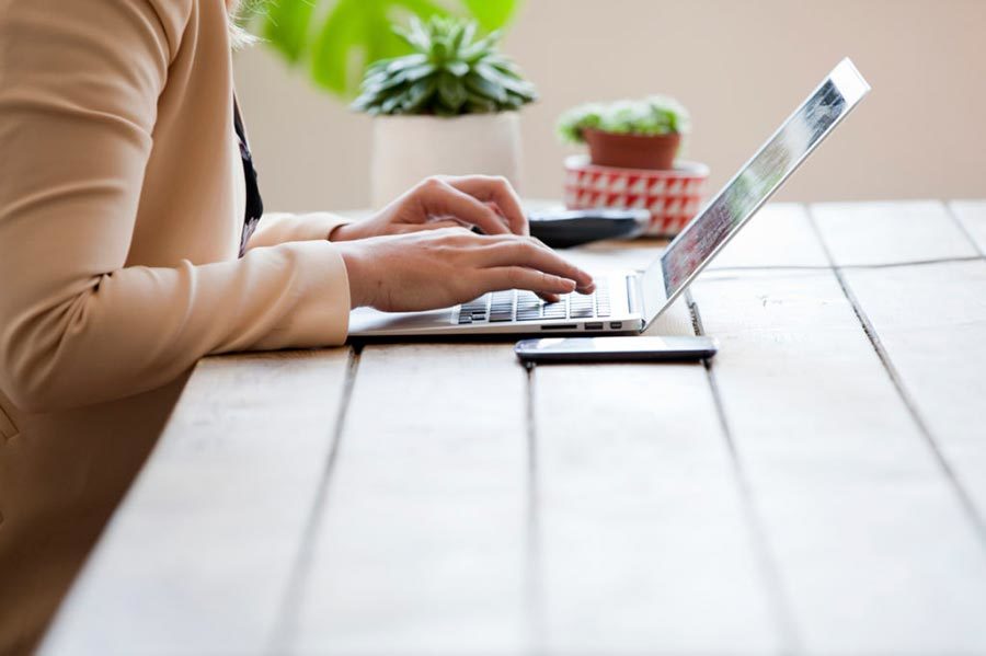 The Value of Delivering an Email to an Inbox image woman-at-laptop