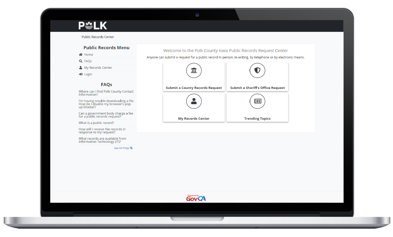 Polk County GovQA Portal