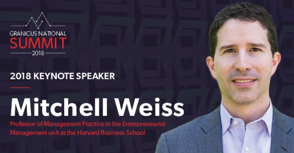 Federal govies can hear keynote speaker Mitchell B. Weiss at the 2018 Granicus National Summit