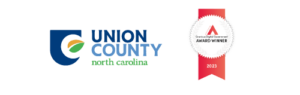 Union County, NC logo and Granicus digital awards 2023 banner