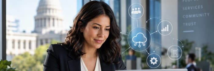 The future of government experience: Connecting AI, data, and digital Infrastructure Post Image
