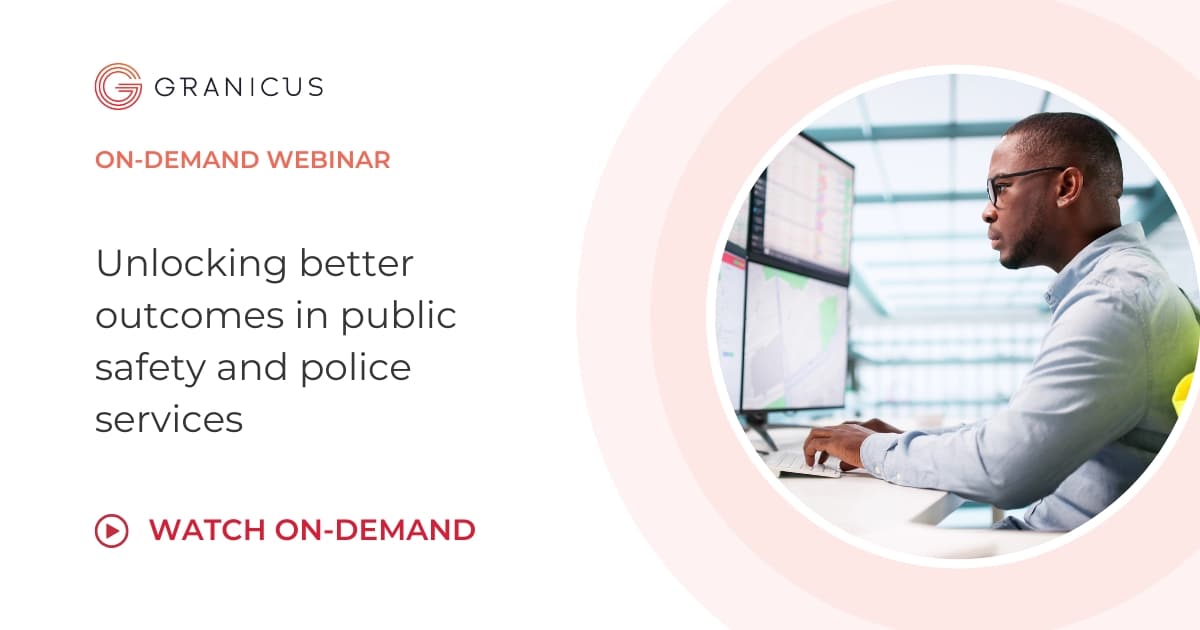 On-demand webinar | Unlocking better outcomes in public safety and ...
