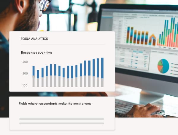 A government employee leveraging AI-driven data for engagement, efficiency, and error reporting.